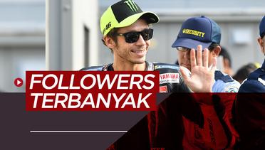 Valentino Rossi dan 9 Pebalap MotoGP dengan Followers Terbanyak di Instagram