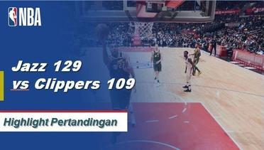 NBA I Cuplikan Hasil Pertandingan : Jazz 129 vs Clippers 109