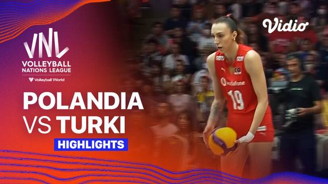 Quarterfinal: Polandia vs Turki - Highlights | Women's Volleyball Nations League 2024