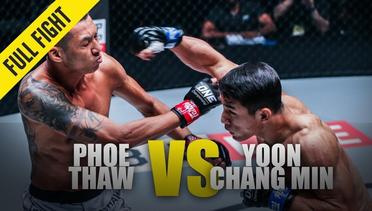 Phoe Thaw vs. Yoon Chang Min - ONE Full Fight - October 2019