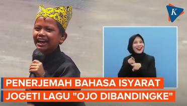 Sosok Penerjemah Bahasa Isyarat di Upacara HUT RI Viral Jogeti Lagu Ojo Dibandingke