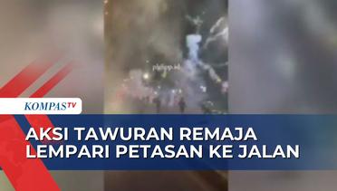 Polisi Tangkap Remaja Pelaku Aksi Tawuran Lempar Petasan di Palembang