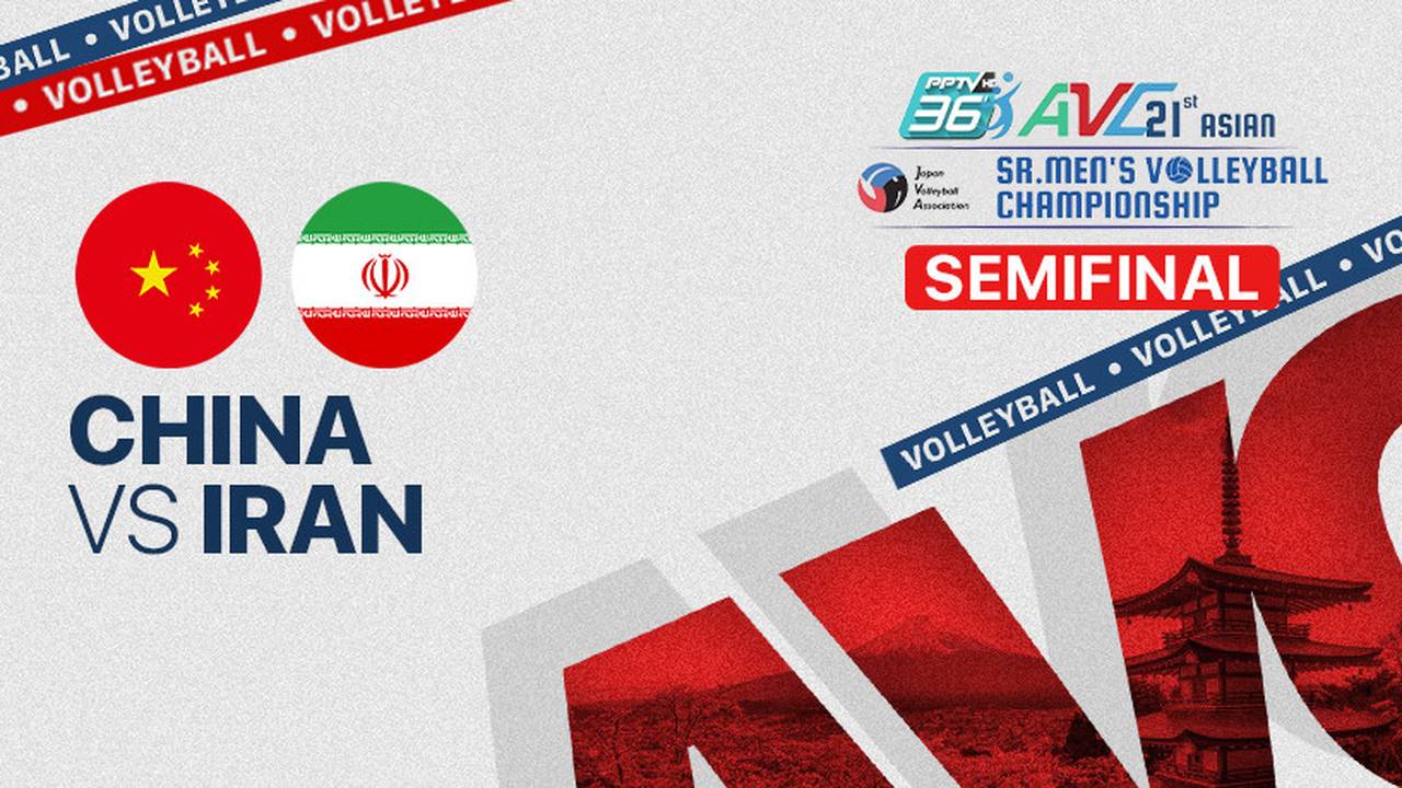 Full Match China vs Iran Asian Men's Volleyball Championship 2021