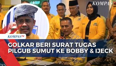 Bobby Nasution dan Ijeck 'War Ticket' Pilgub Sumut dari DPP Golkar