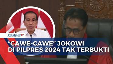 MK: 'Cawe-Cawe' Presiden Jokowi di Pilpres 2024 Tak Dapat Dibuktikan di Persidangan