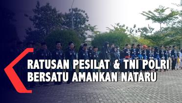 Ratusan Pesilat Bersama TNI Polri Siap Jaga Keamanan Natal dan Tahun Baru 2023