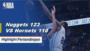 NBA | Cuplikan Hasil Pertandingan : Nuggeta 123 VS Hornets 110