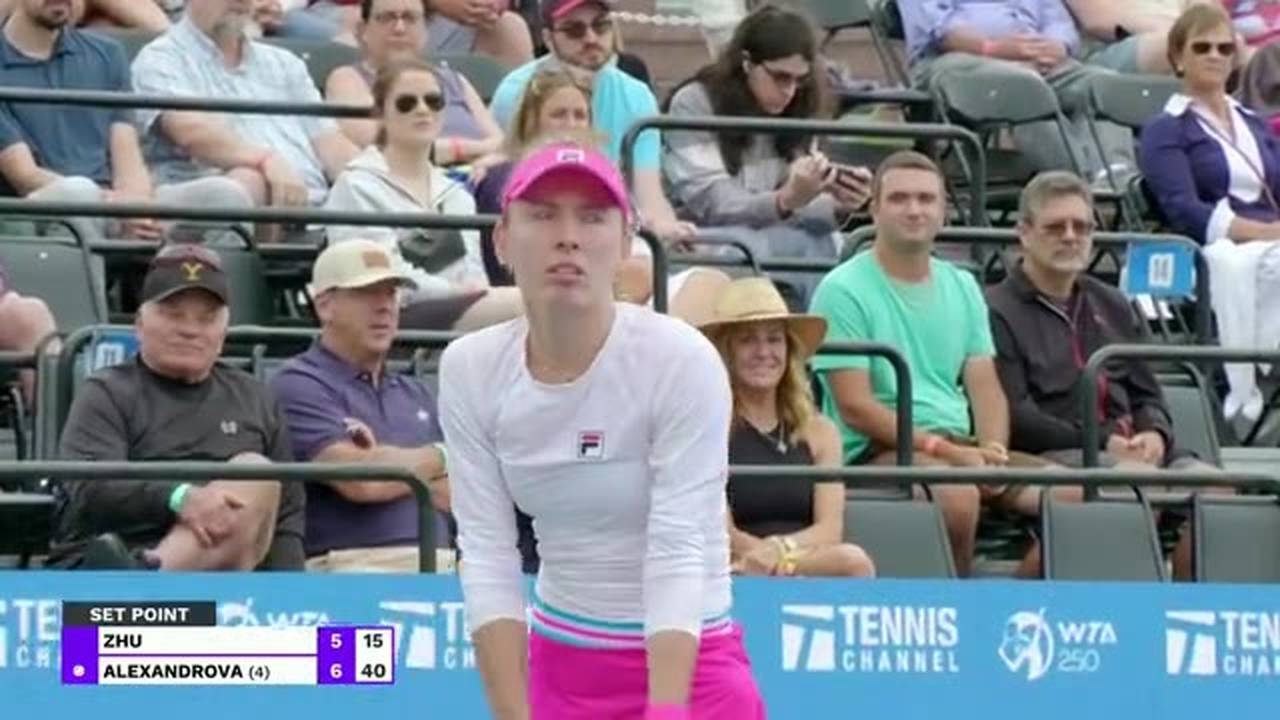 Semifinal Lin Zhu vs Ekaterina Alexandrova Highlights Highlight WTA Tennis In The Land 2023