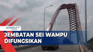 Jembatan Sei Wampu di Kabupaten Langkat Difungsikan Selama Musim Mudik Lebaran