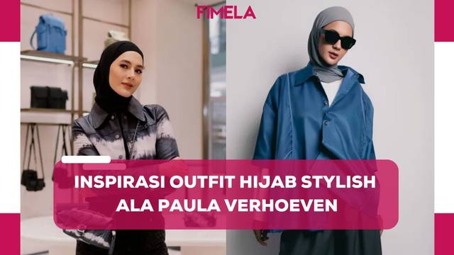 Pesona Paula Verhoeven yang Kini Jadi Hijab Influencer, Stylish dalam Berbagai Gaya