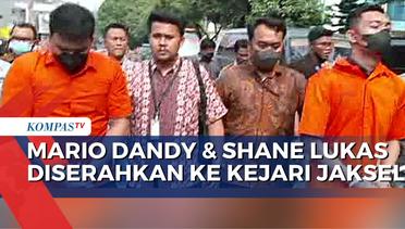 Begini Ekspresi Mario Dandy dan Shane Lukas saat Diserahkan ke Kejari Jakarta Selatan