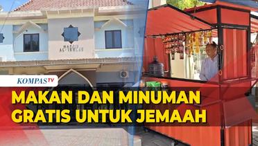 Warung Berkah Masjid Al Ikhlas Surabaya Sediakan Makan dan Minum Gratis