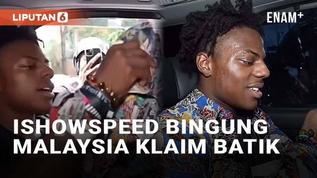 IShowSpeed Bingung Saat Fans Klaim Batik dari Malaysia