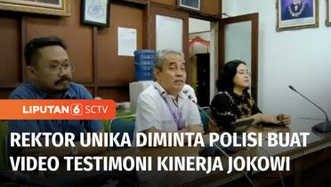 Polrestabes Semarang Bantah Minta Para Rektor untuk Buat Video Testimoni Kinerja Jokowi | Liputan 6