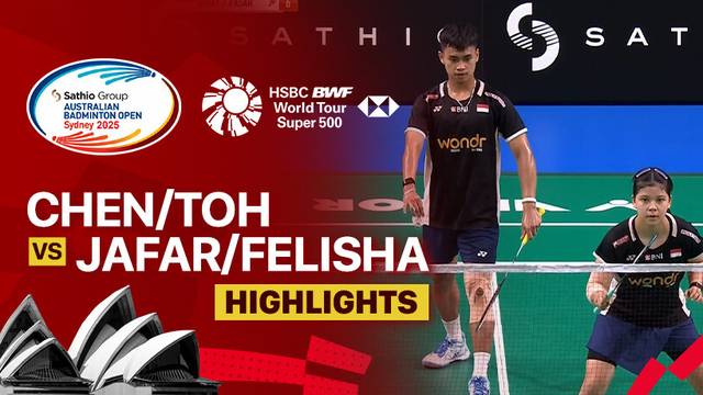 Chen Tang Jie/Toh Ee Wei (MAS) vs Jafar Hidayatullah/Felisha Alberta Nathaniel Pasaribu (INA) - Highlight | SATHIO GROUP Australian Open 2025