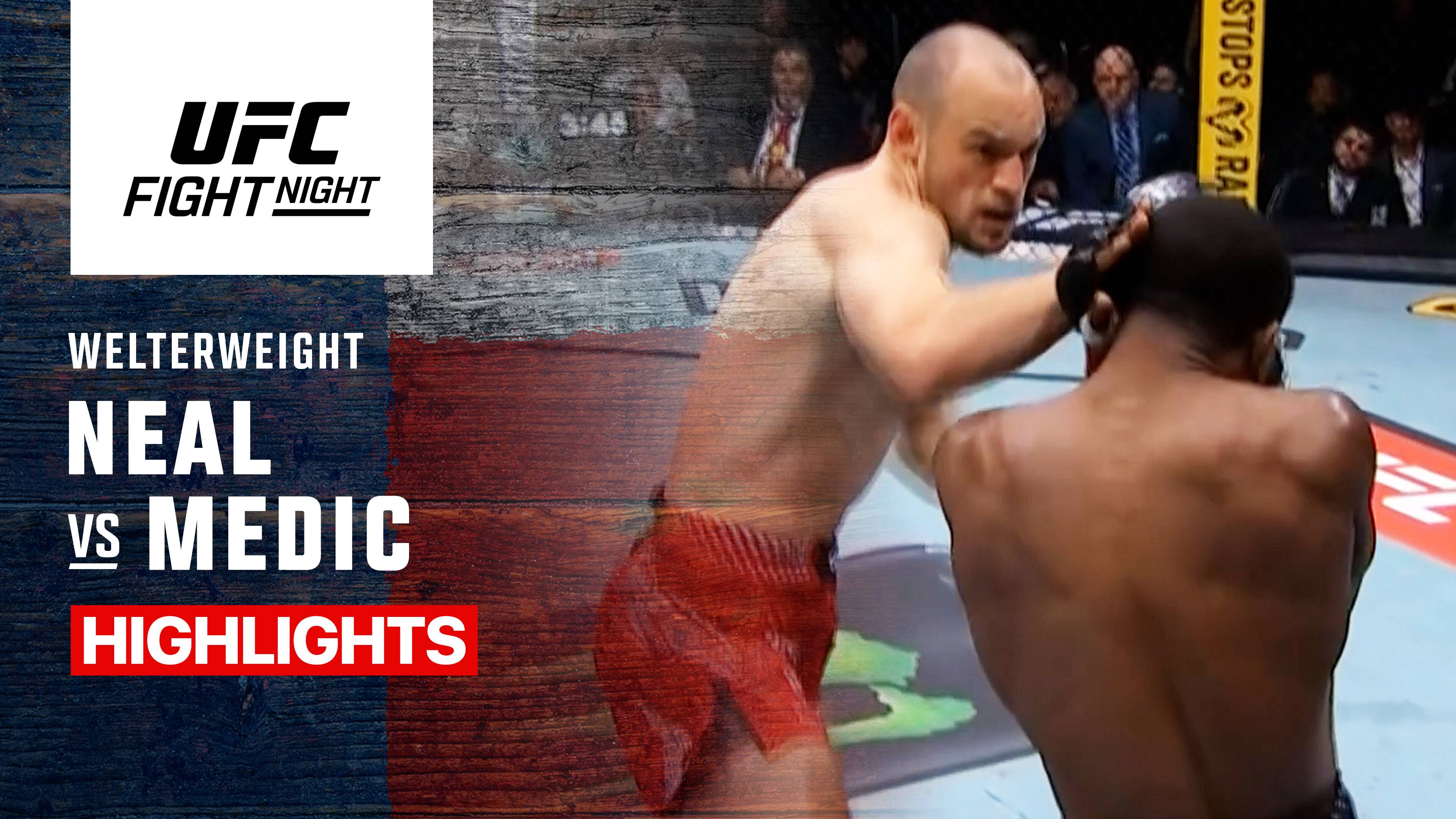 Geoff Neal vs Uros Medic - Welterweight | UFC Fight Night