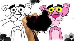 cara menggambar tiger pink | step by step menggambar by tutorial cartoon drawing