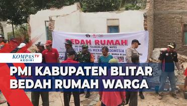 Peringati HUT PMI, PMI Kabupaten Blitar Bedah Rumah Warga Tidak Layak Huni