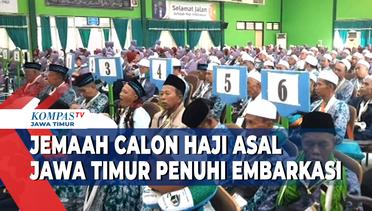 Jemaah Calon Haji Jawa Timur Penuhi Embarkasi