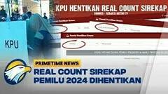 Real Count Sirekap Pemilu 2024 Dihentikan