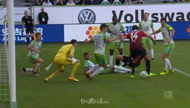 Wolfsburg 1-1 Hannover | Liga Jerman | Highlight Pertandingan dan Gol-gol