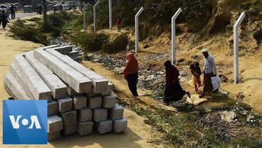 Bangladesh Builds Fences Around Rohingya Camps
