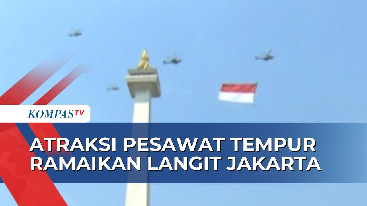 Keren! Atraksi Flypass Pesawat Tempur Hingga Heli Memukau Undangan HUT ...