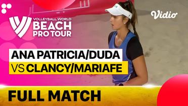 Full Match | Quarterfinals: Ana Patricia/Duda (BRA) vs Clancy/Mariafe (AUS) | Beach Pro Tour Elite 16 Doha, Qatar 2023