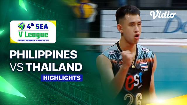 Putra: Philippines vs Thailand - Highlights | SEA V League 2024 - Philippines