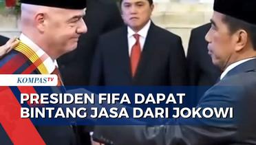 Dinilai Berjasa Perbaiki Sepak Bola Indonesia, Presiden FIFA Dapat Bintang Jasa dari Jokowi