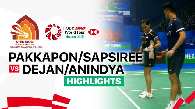 Pakkapon Teeraratsakul/Sapsiree Taerattanachai (THA) vs Dejan Ferdinansyah/Bernadine Anindya Wardana (INA) - Highlight | SYED MODI India International 2025