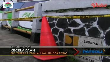 Sebuah Bus Tabrak Dua Pejalan Kaki di Bandung - Patroli