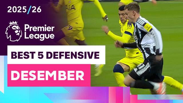 5 Aksi Defensif Terbaik Bulan Desember | Premier League 2025/26