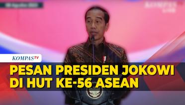 Pesan Presiden Jokowi di Peringatan HUT ke-56 ASEAN, Singgung soal Konflik Myanmar