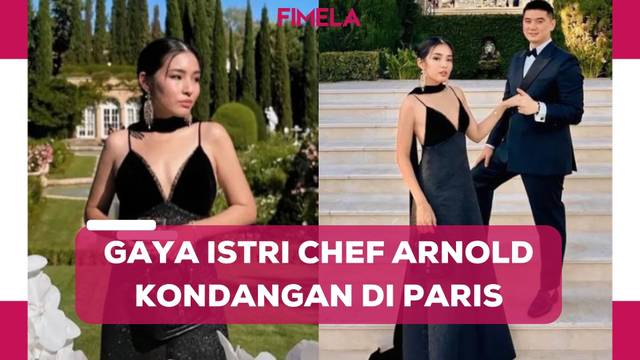 Gaya Tiffany Joy Istri Chef Arnold saat Kondangan di Paris, Kenakan Tas Seharga 20 Juta