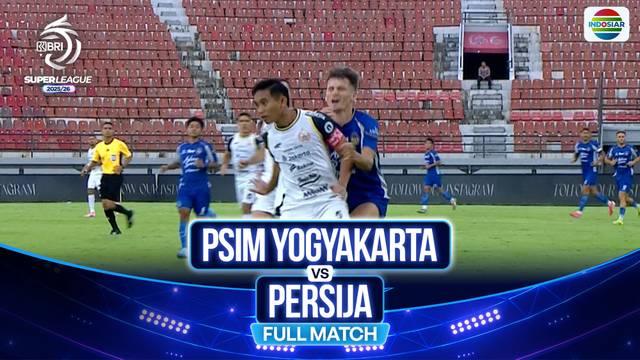 PSIM Yogyakarta VS Persija Jakarta - Full Match | BRI Super League 2025/26