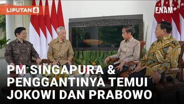 Presiden Jokowi dan Prabowo Adakan Pertemuan dengan PM Singapura dan Penggantinya