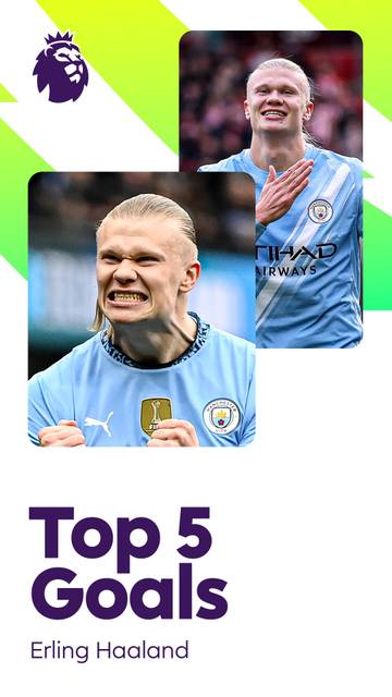 5 gol Premier League terbaik Erling Haaland | Premier League 2025/26