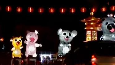 VIDEO: 12 Lampion Shio Raksasa Meriahkan Imlek di Solo