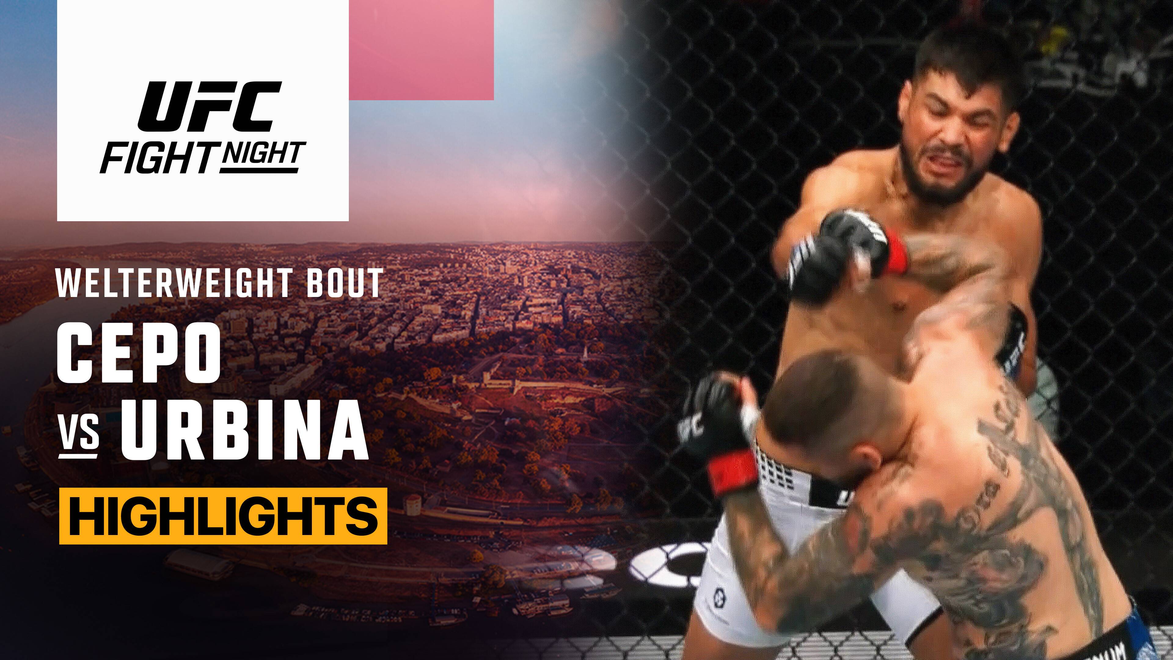 Vlasto Cepo vs Gilbert Urbina - Middleweight | UFC Fight Night
