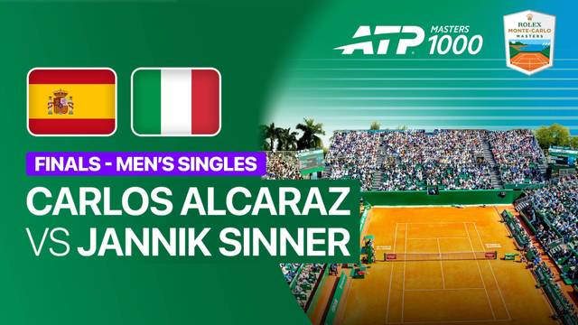 Carlos Alcaraz vs Jannik Sinner - Full Match | ATP 1000: Rolex Monte-Carlo Masters 2026