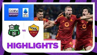 Sassuolo vs Roma - Highlights | Serie A 2023/2024