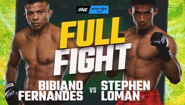 Bibiano Fernandes vs. Stephen Loman | ONE Championship Full Fight