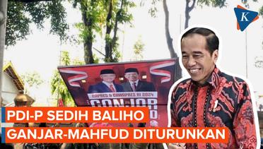 PDI-P Sedih Baliho Ganjar-Mahfud Diturunkan Saat Jokowi di Bali