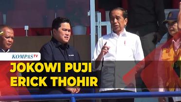 Jokowi Puji Erick Thohir Sukses Lakukan Perubahan di PSSI