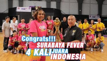 CONGRATS!!! SURABAYA FEVER 4 KALI JUARA INDONESIA