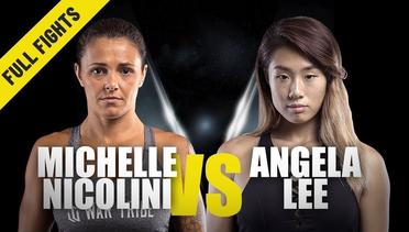 Michelle Nicolini vs. Angela Lee | ONE Full Fight | Strawweight Showdown | July 2019