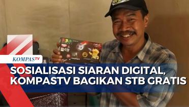 KompasTV Bagikan STB Gratis ke Warga Surabaya untuk Sosialisasi Siaran Digital