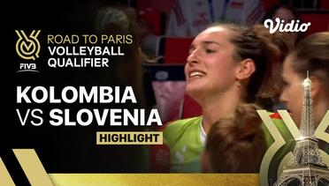 Match Highlights | Kolombia vs Slovenia | Women's FIVB Road to Paris Volleyball Qualifier