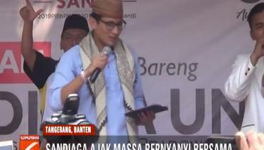 Kunjungi Islamic Center di Tangerang, Sandiaga Janjikan Ekonomi Lebih Baik - Liputan 6 Pagi